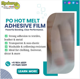 PO Hot Melt Adhesive Film – Reliable Bonding, Crystal Clear Performance